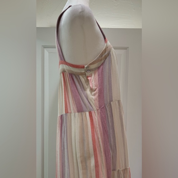 RAILS Amaya Sleeveless Tiered Midi Dress in Juliette Stripe - Picture 8 of 12